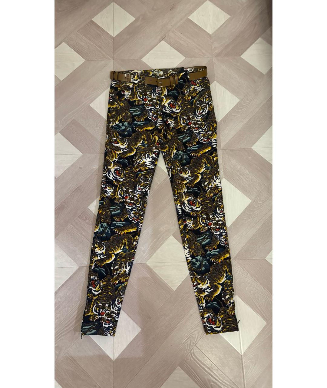 KENZO Мульти джинсы слим, фото 9