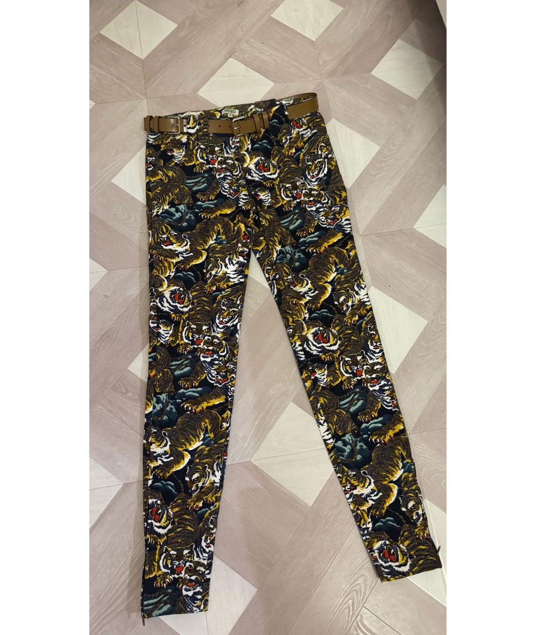 KENZO Мульти джинсы слим, фото 2