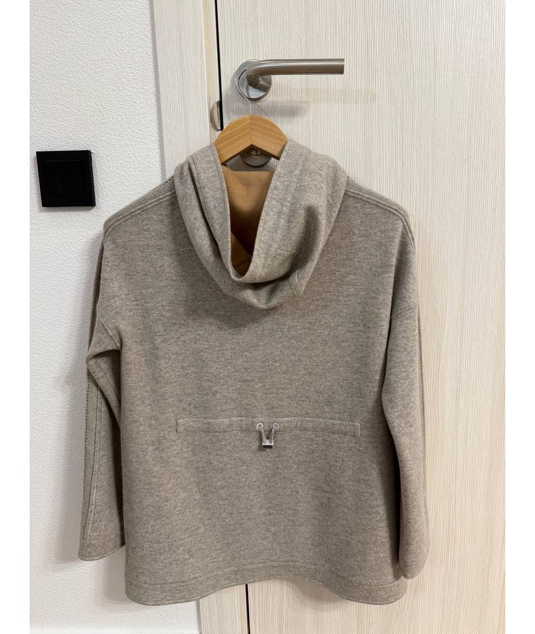 LORO PIANA Бежевый кашемировый кардиган, фото 2