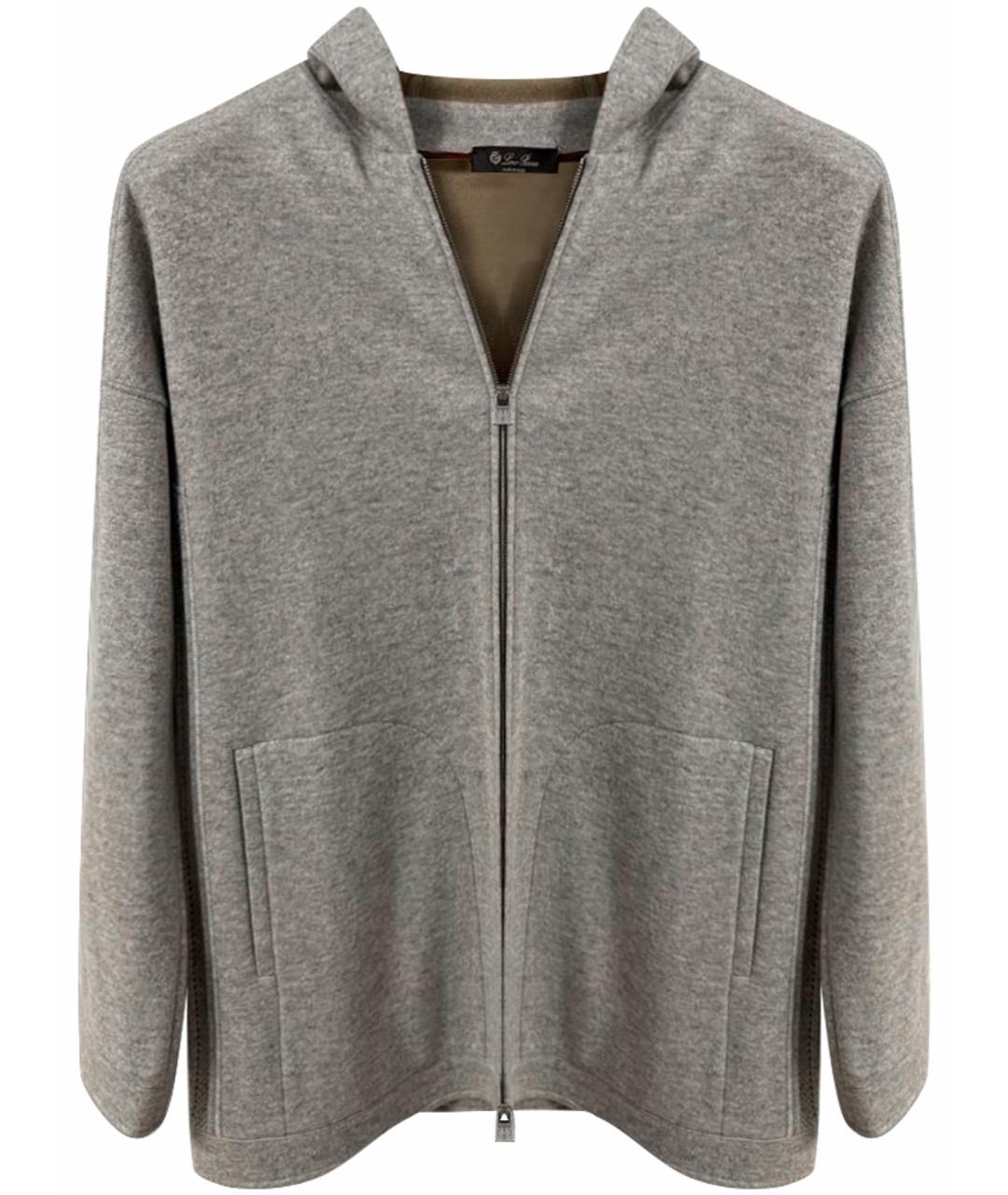 LORO PIANA Бежевый кашемировый кардиган, фото 1