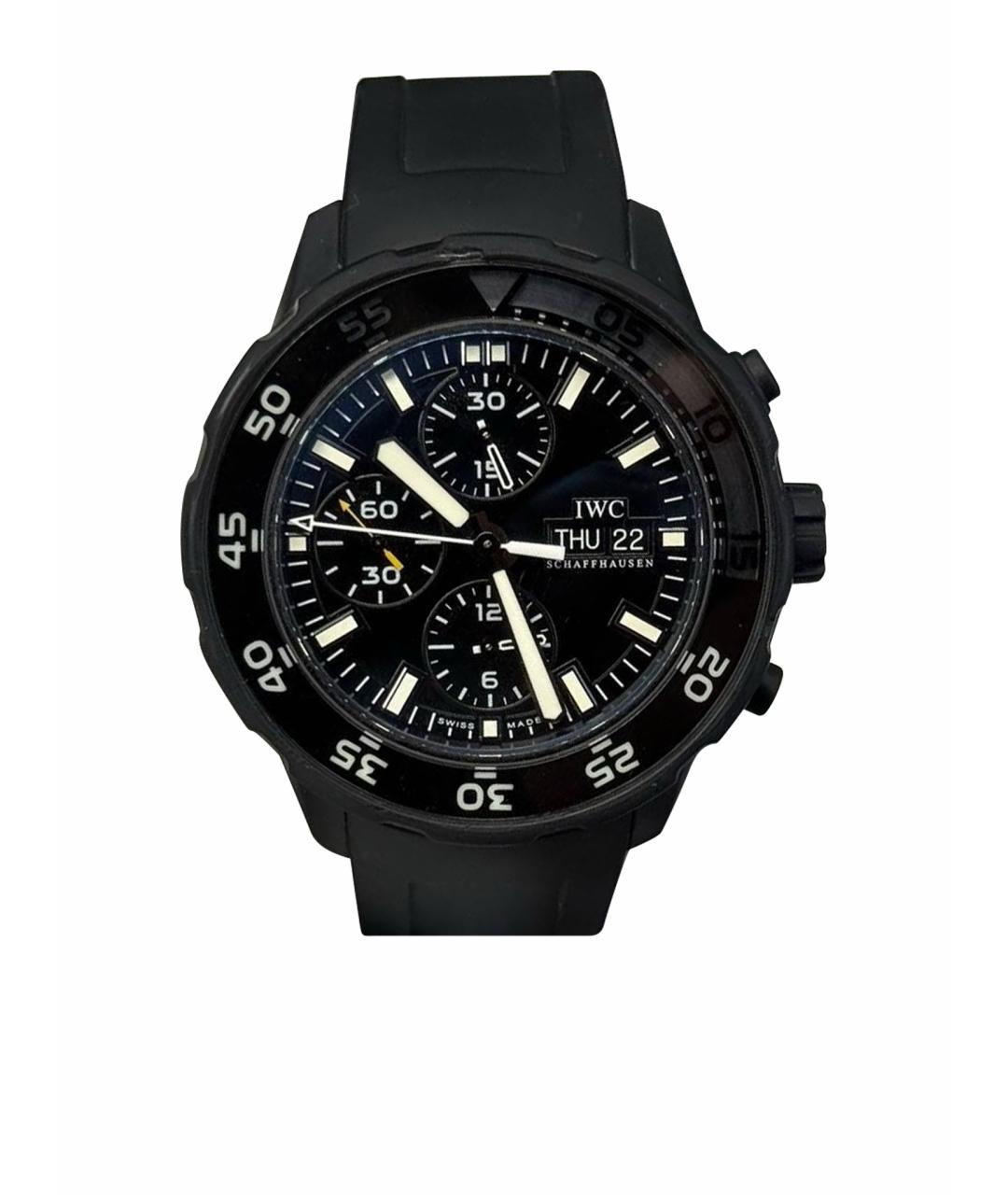 IWC Черные часы, фото 1