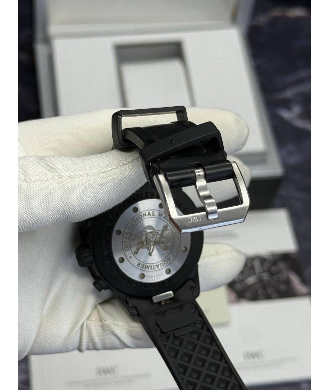 IWC Черные часы, фото 5