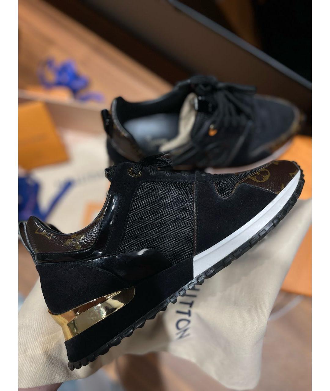 LOUIS VUITTON Черные кроссовки, фото 6