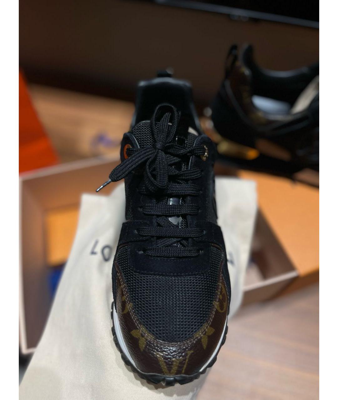 LOUIS VUITTON Черные кроссовки, фото 8