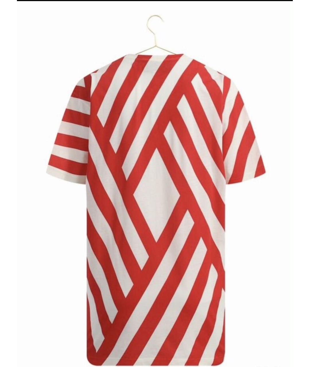 GUCCI Красная хлопковая футболка, фото 2