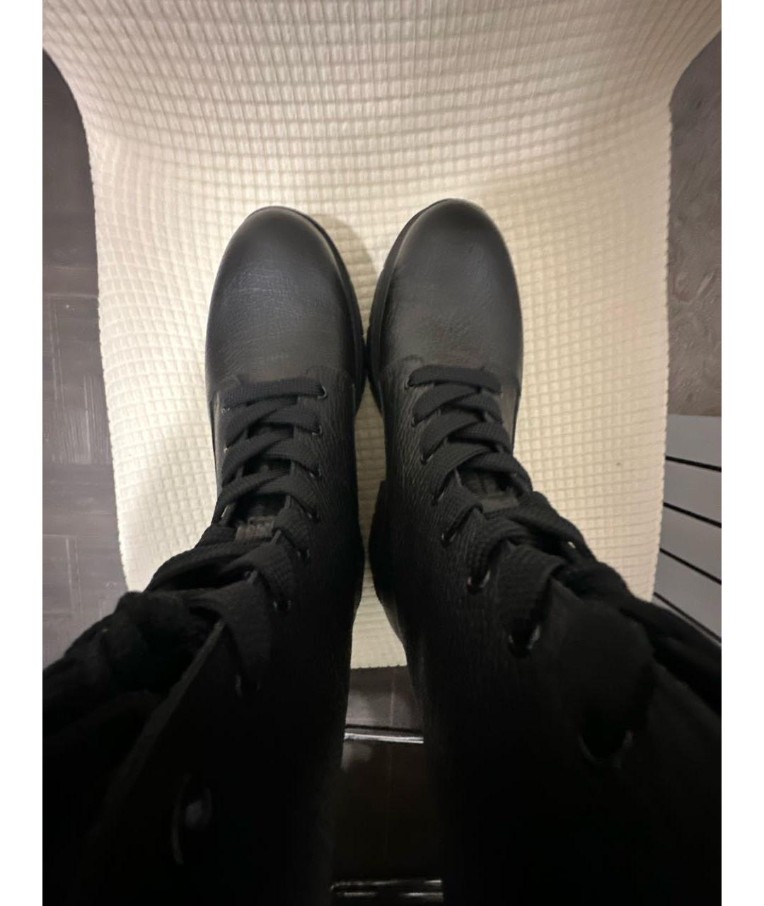 HUGO Черные кожаные ботинки, фото 3