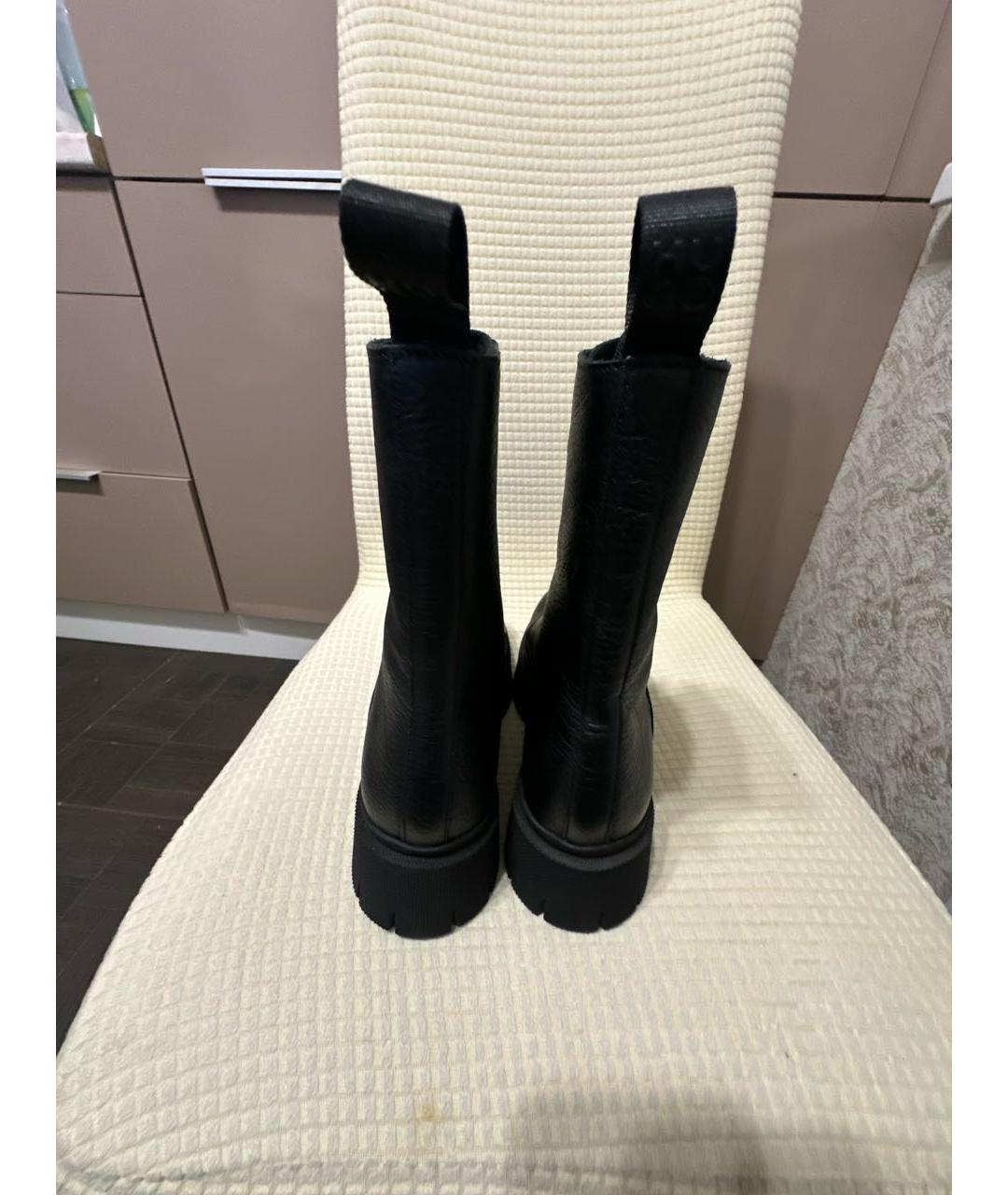 HUGO Черные кожаные ботинки, фото 4