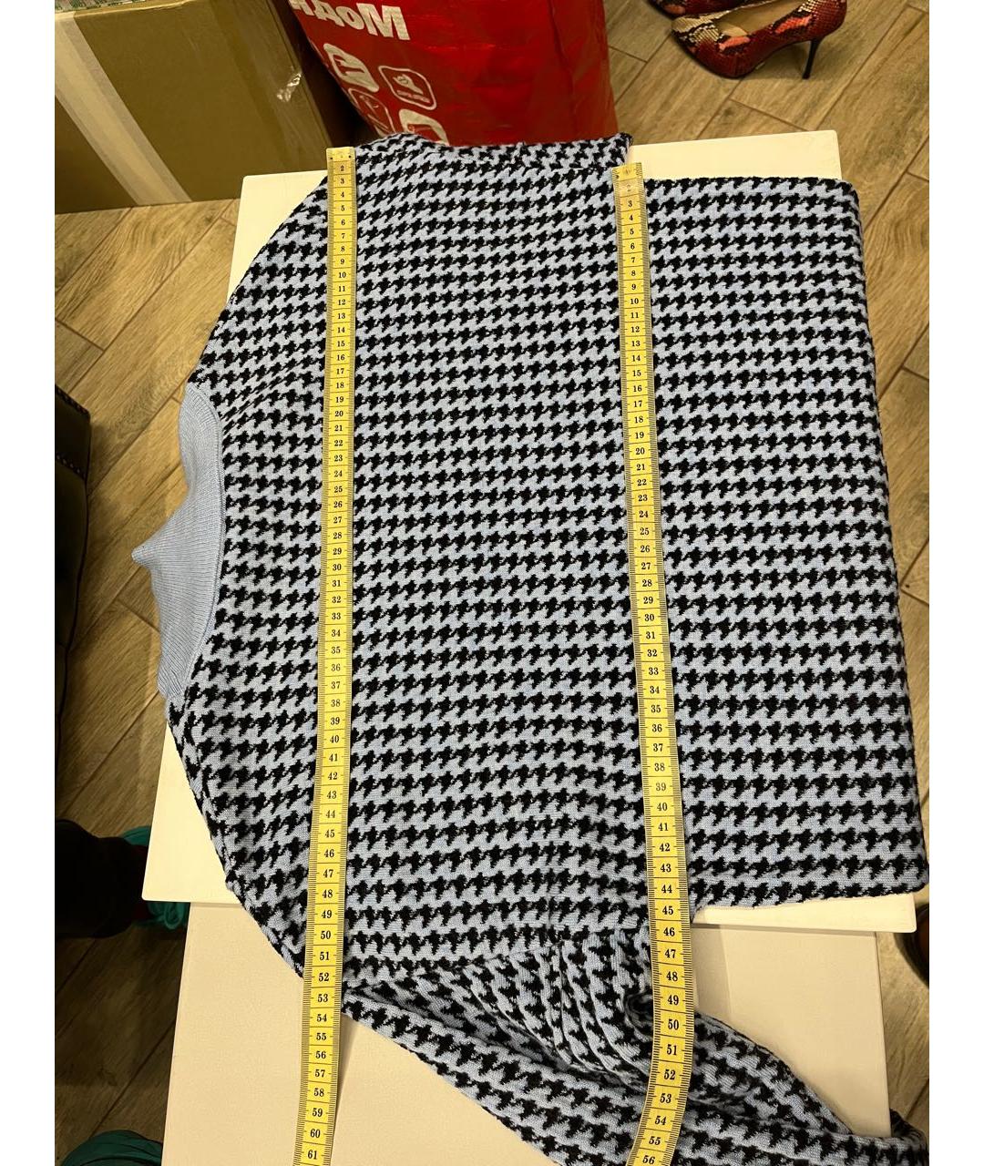 MARNI Голубой шерстяной джемпер / свитер, фото 7