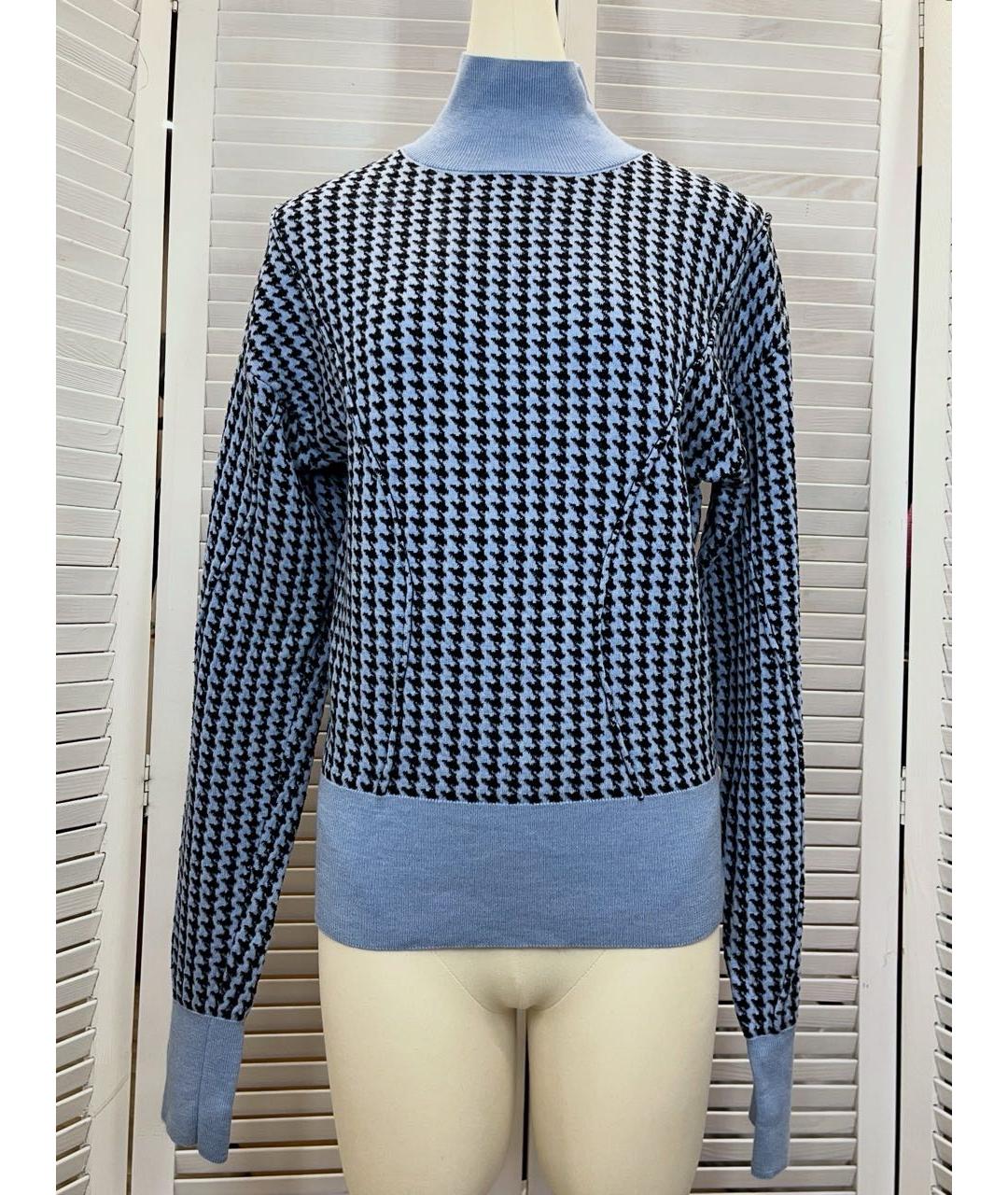 MARNI Голубой шерстяной джемпер / свитер, фото 9