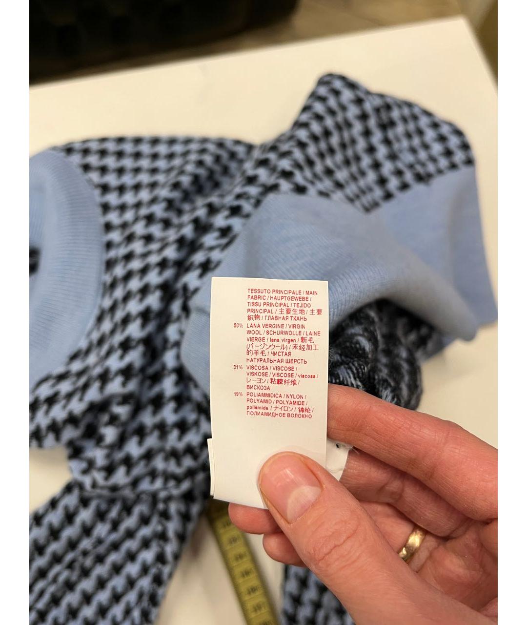 MARNI Голубой шерстяной джемпер / свитер, фото 6