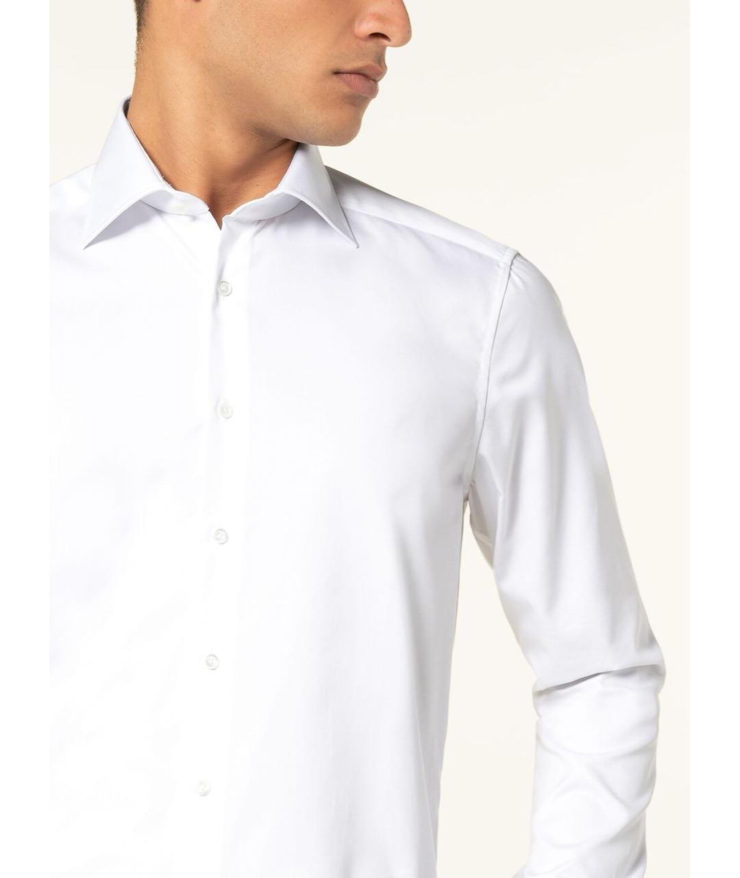 BRIONI Белая хлопковая классическая рубашка, фото 5