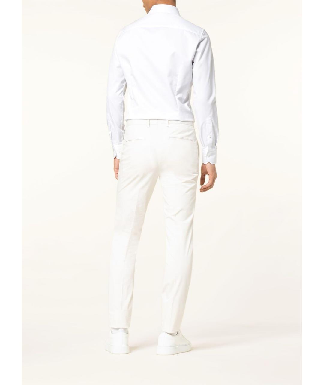 BRIONI Белая хлопковая классическая рубашка, фото 4