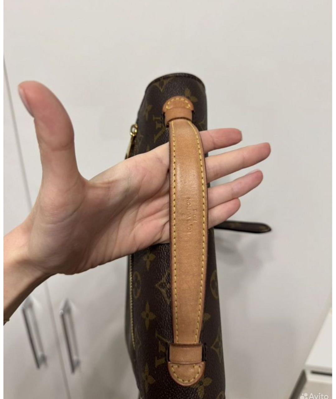 LOUIS VUITTON Коричневая сумка через плечо, фото 4