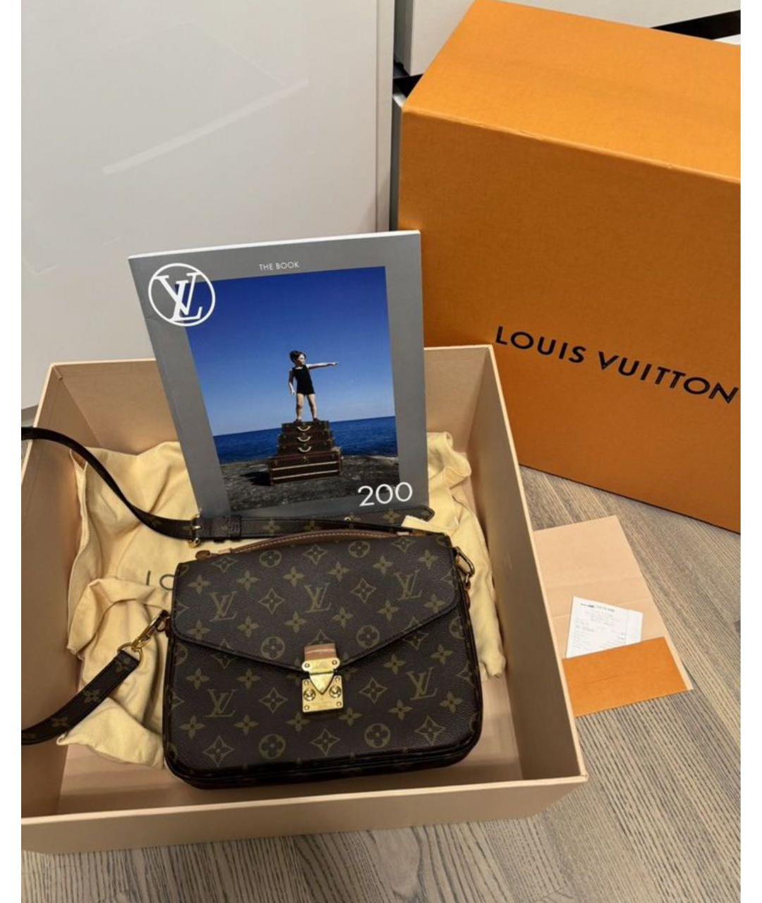 LOUIS VUITTON Коричневая сумка через плечо, фото 2