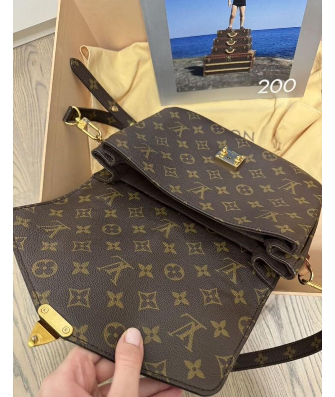 LOUIS VUITTON Коричневая сумка через плечо, фото 5