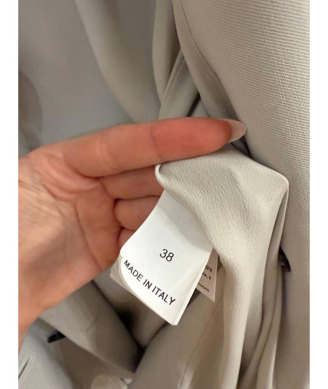 BRUNELLO CUCINELLI Бежевый хлопковый жакет/пиджак, фото 3