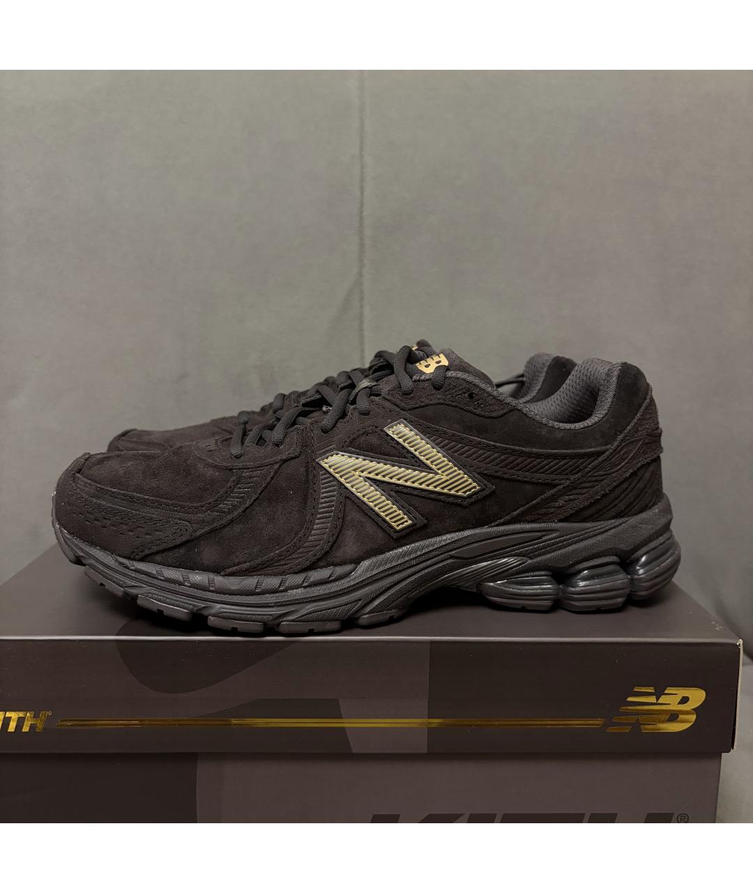 NEW BALANCE Коричневые замшевые низкие кроссовки / кеды, фото 2