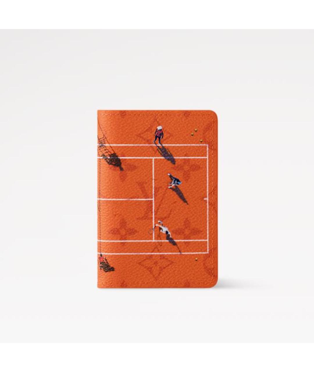 LOUIS VUITTON Оранжевый кардхолдер, фото 4