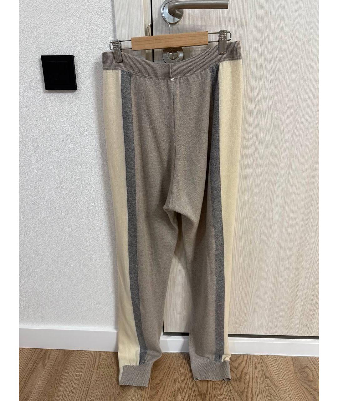 LORENA ANTONIAZZI Бежевый шерстяной костюм с брюками, фото 2