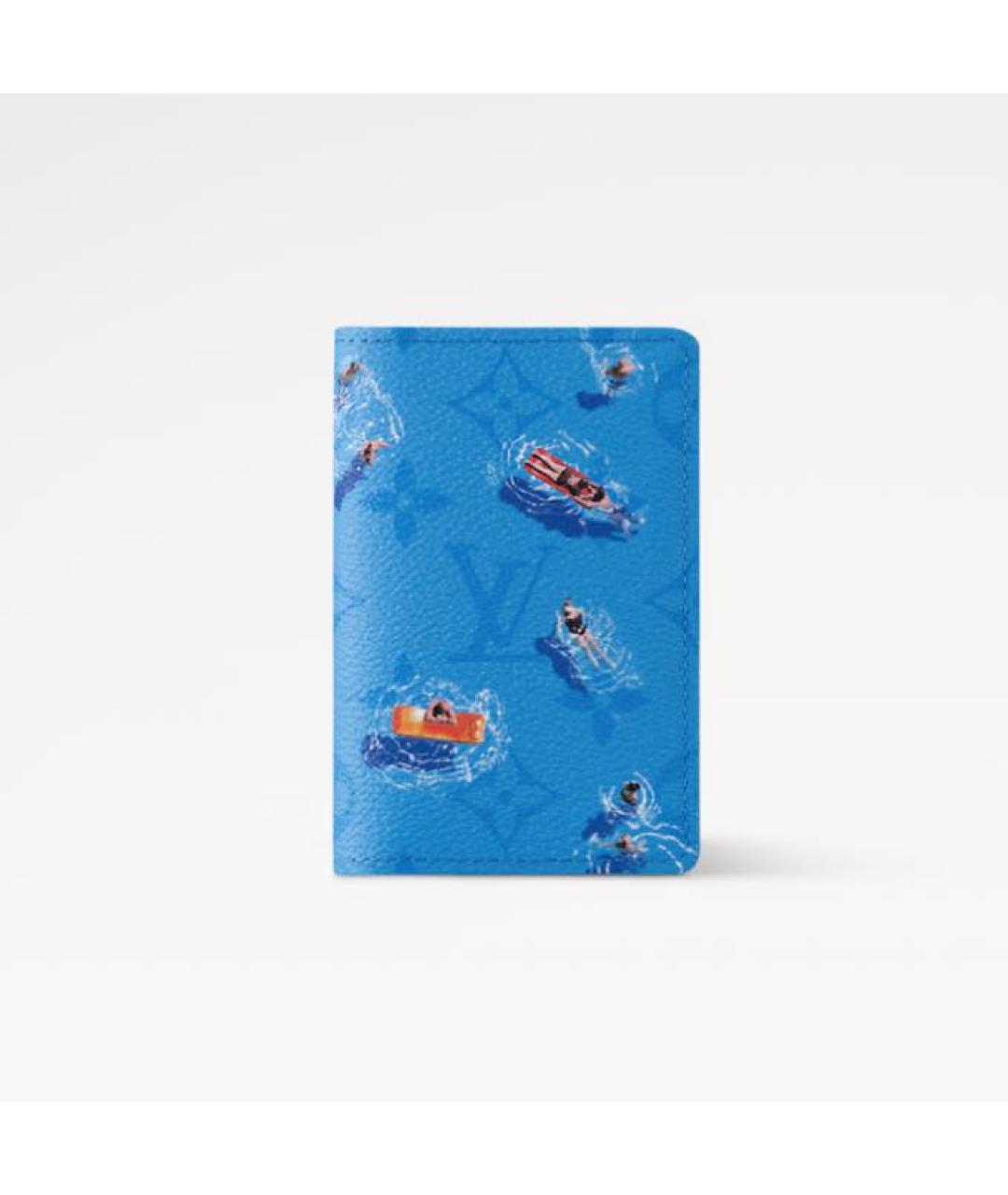 LOUIS VUITTON Голубой кардхолдер, фото 4