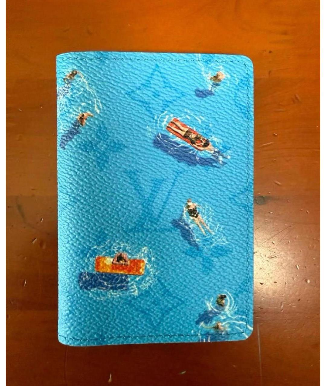 LOUIS VUITTON Голубой кардхолдер, фото 3