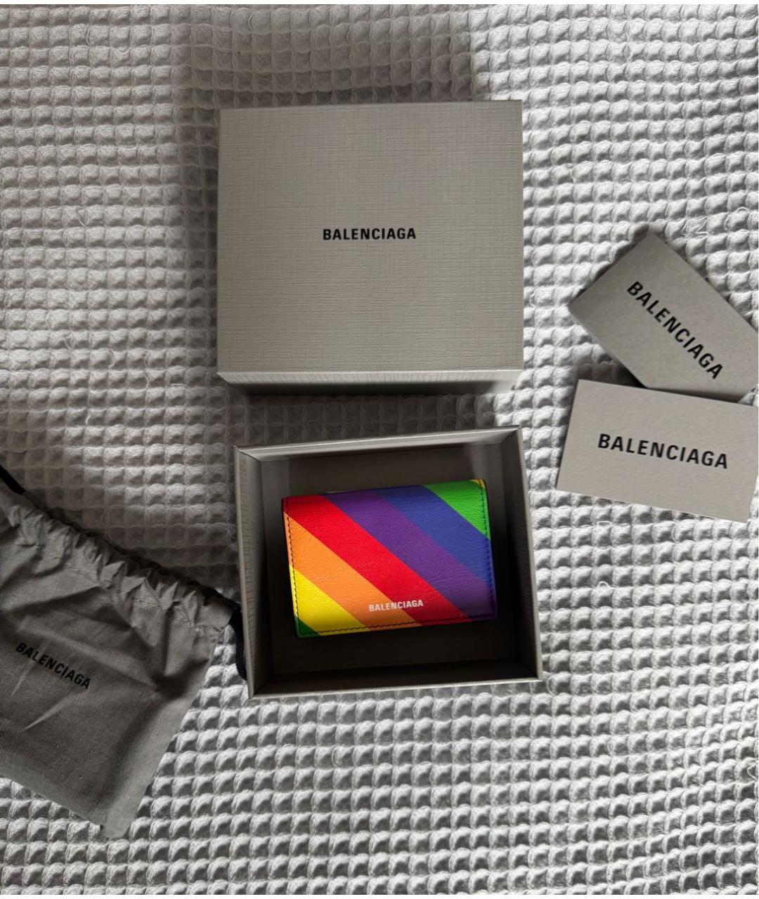 BALENCIAGA Мульти кожаный кошелек, фото 4