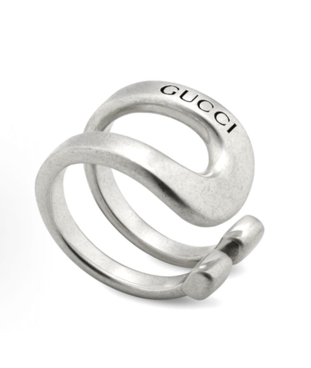 GUCCI Серебряное серебряное кольцо, фото 2