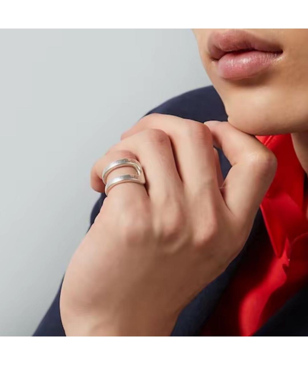 GUCCI Серебряное серебряное кольцо, фото 5
