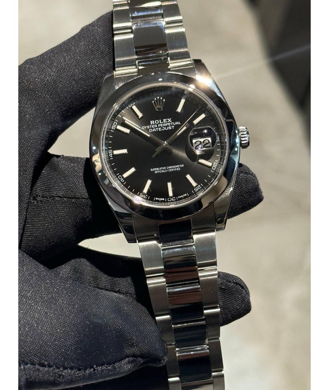 ROLEX Серебряные металлические часы, фото 2