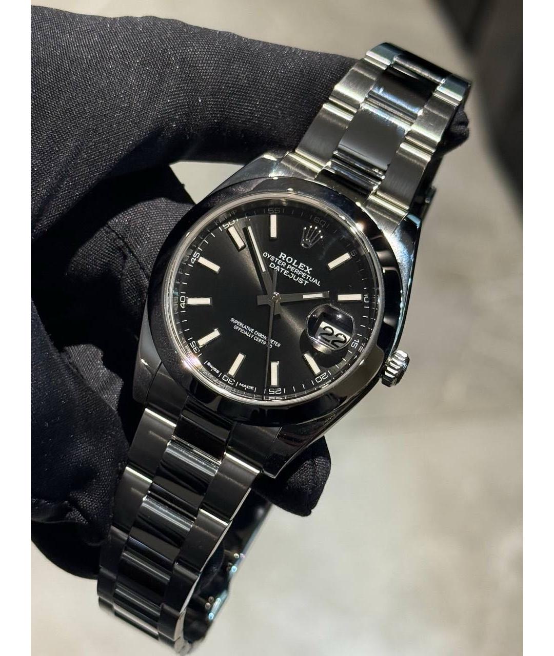 ROLEX Серебряные металлические часы, фото 5