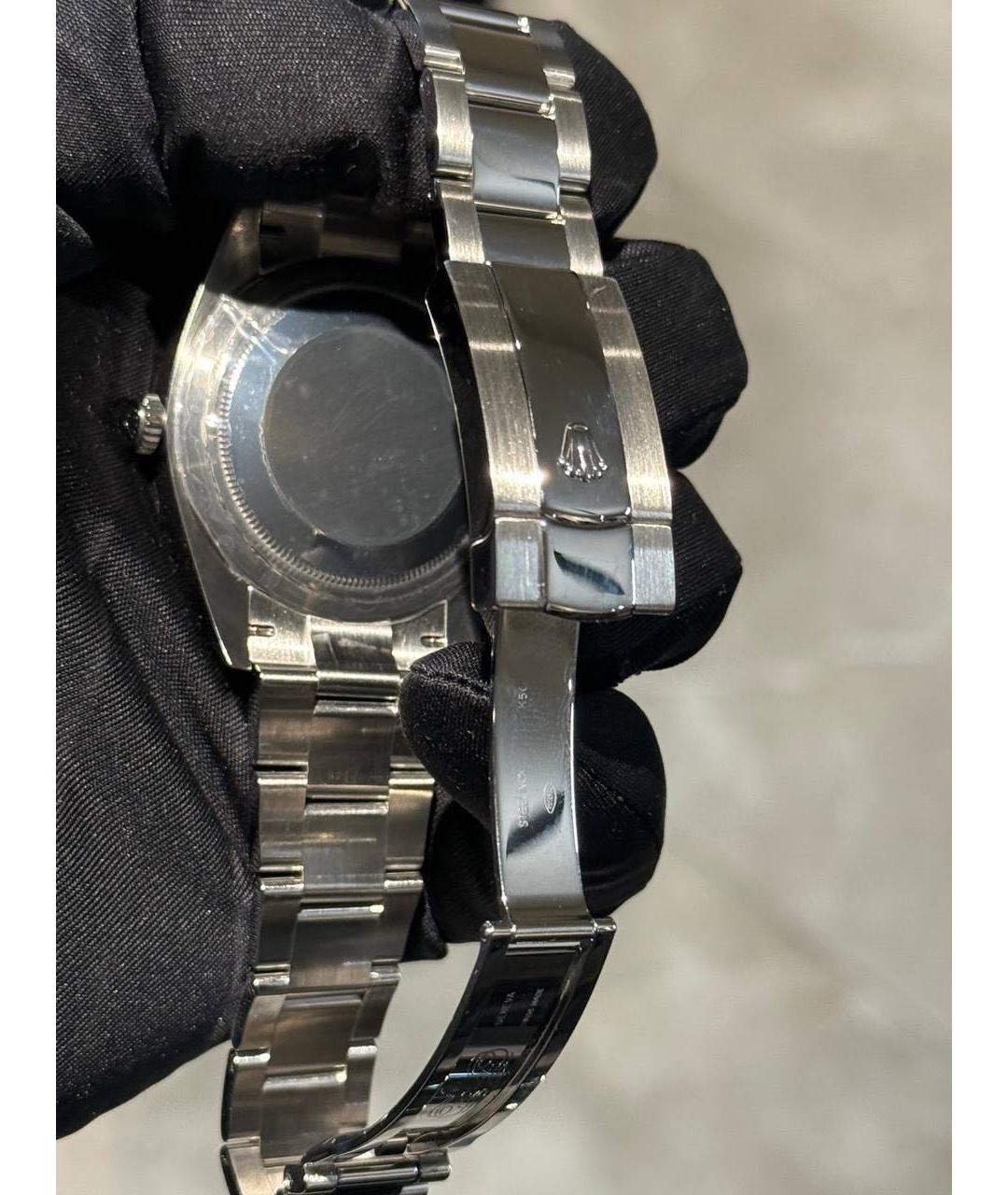 ROLEX Серебряные металлические часы, фото 4