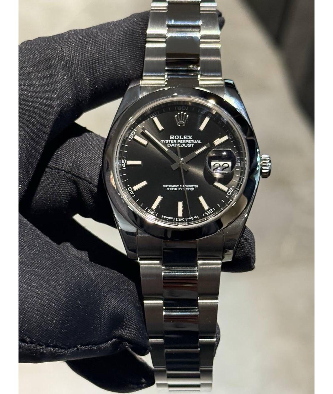 ROLEX Серебряные металлические часы, фото 3