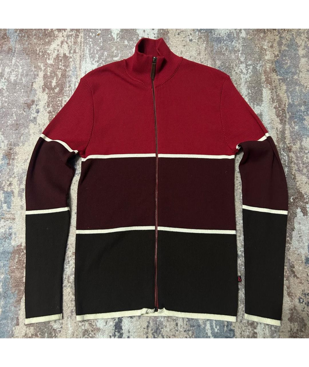 DOLCE&GABBANA Бордовый джемпер / свитер, фото 9