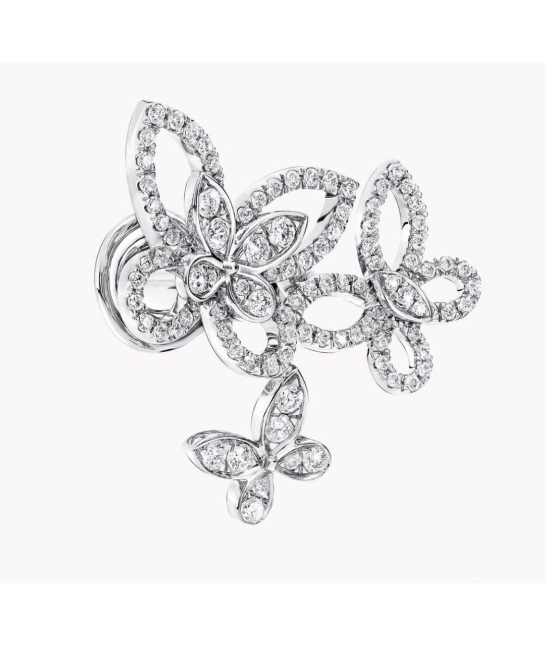 GRAFF Серебряные серьги из белого золота, фото 2