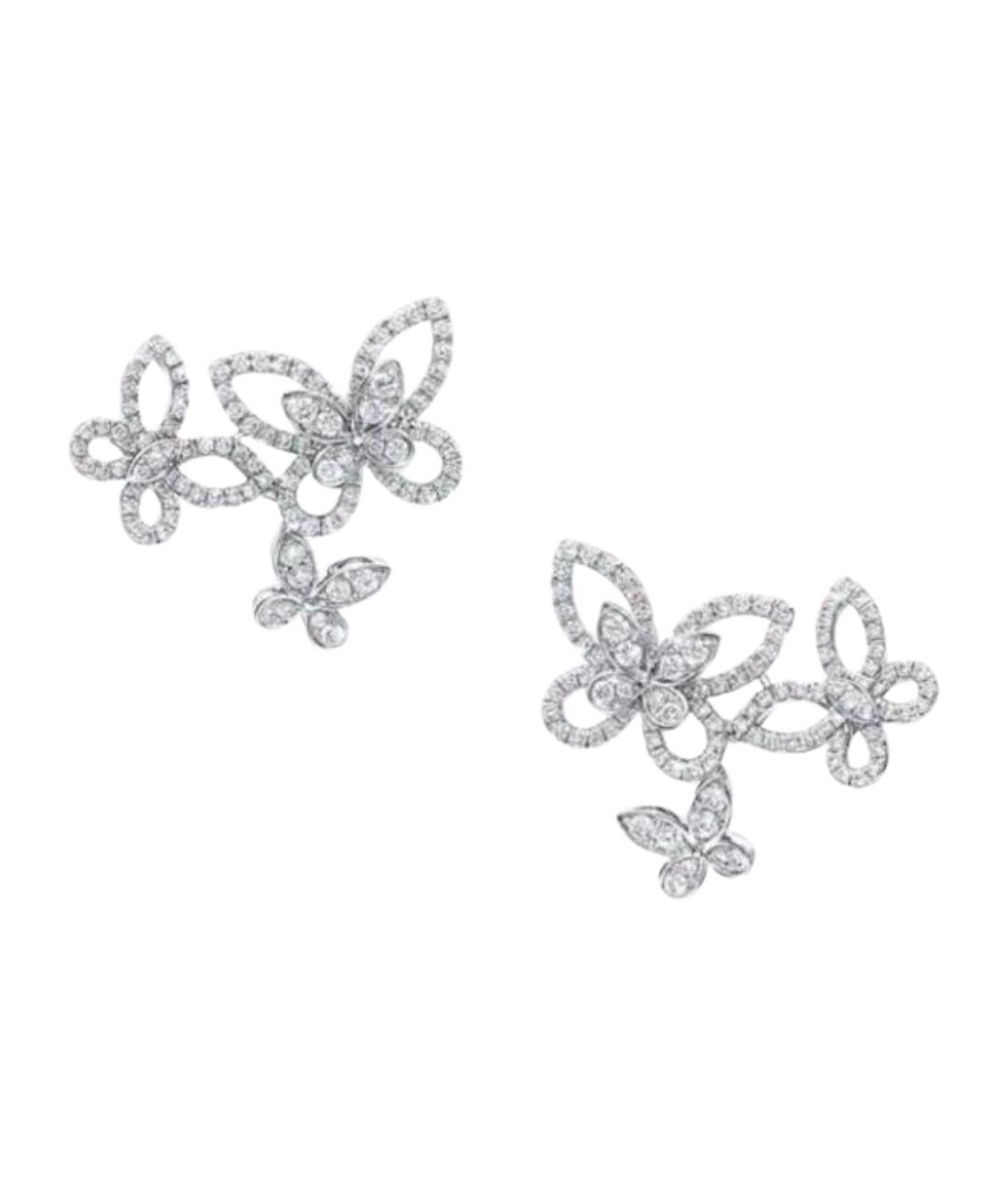 GRAFF Серебряные серьги из белого золота, фото 1