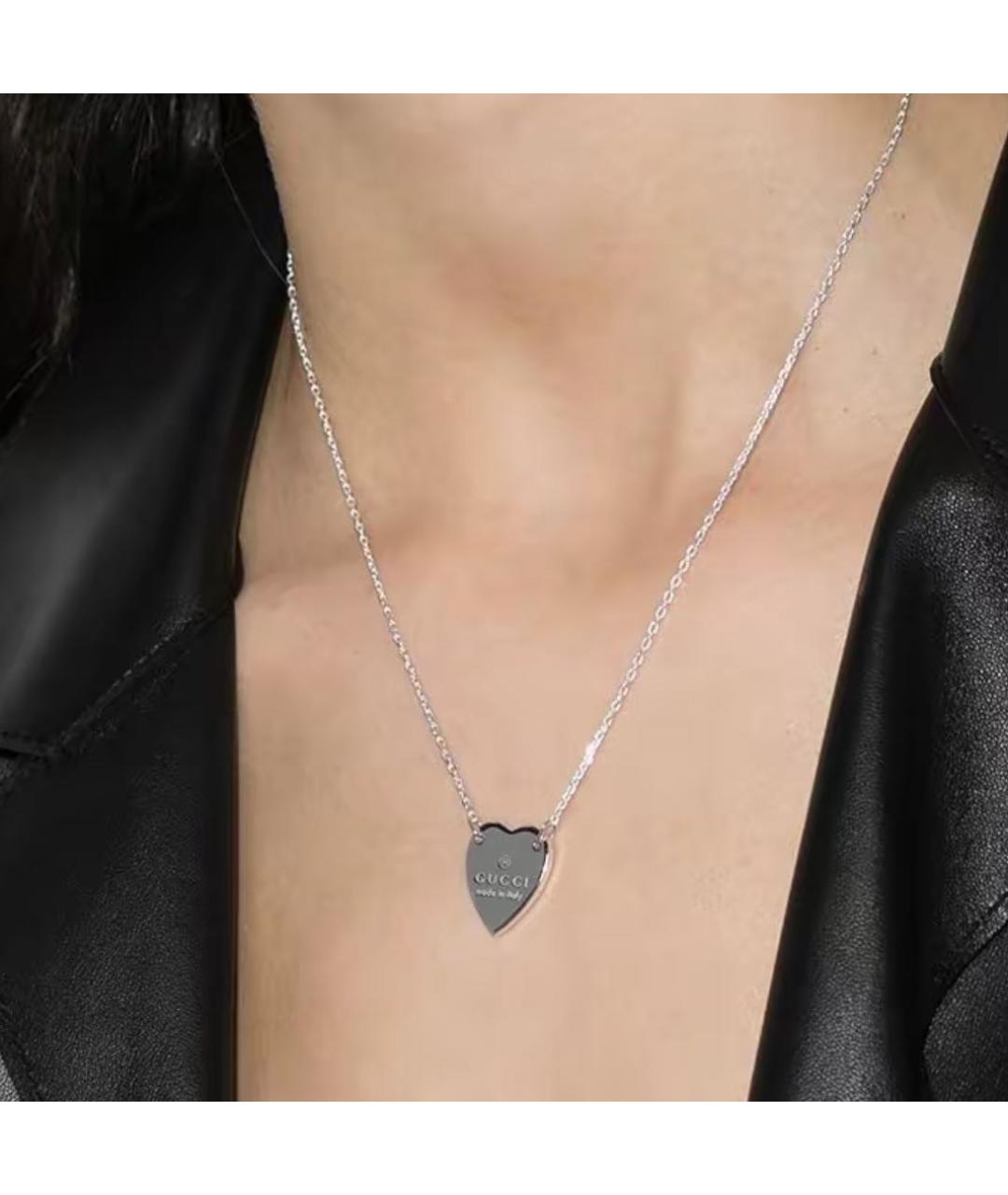 GUCCI Серебряная серебряная подвеска, фото 4