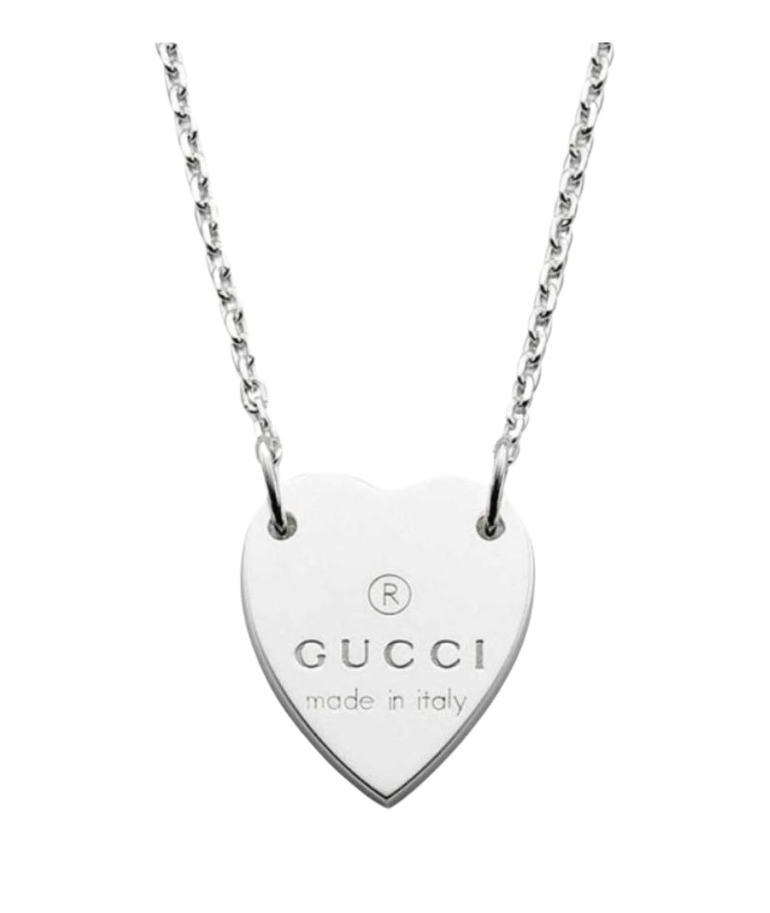 GUCCI Серебряная серебряная подвеска, фото 1