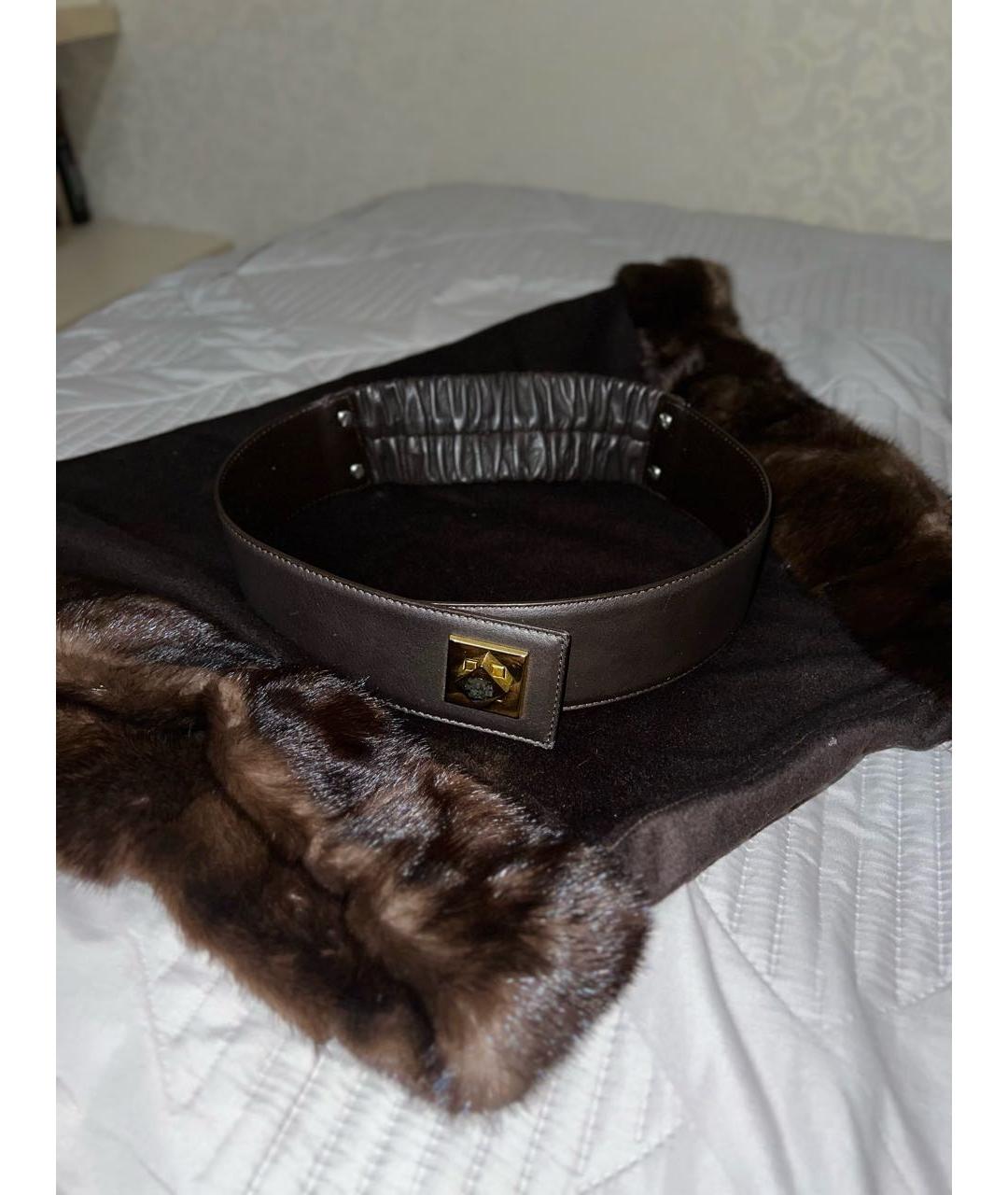 BRASCHI Коричневая меховая шуба, фото 6