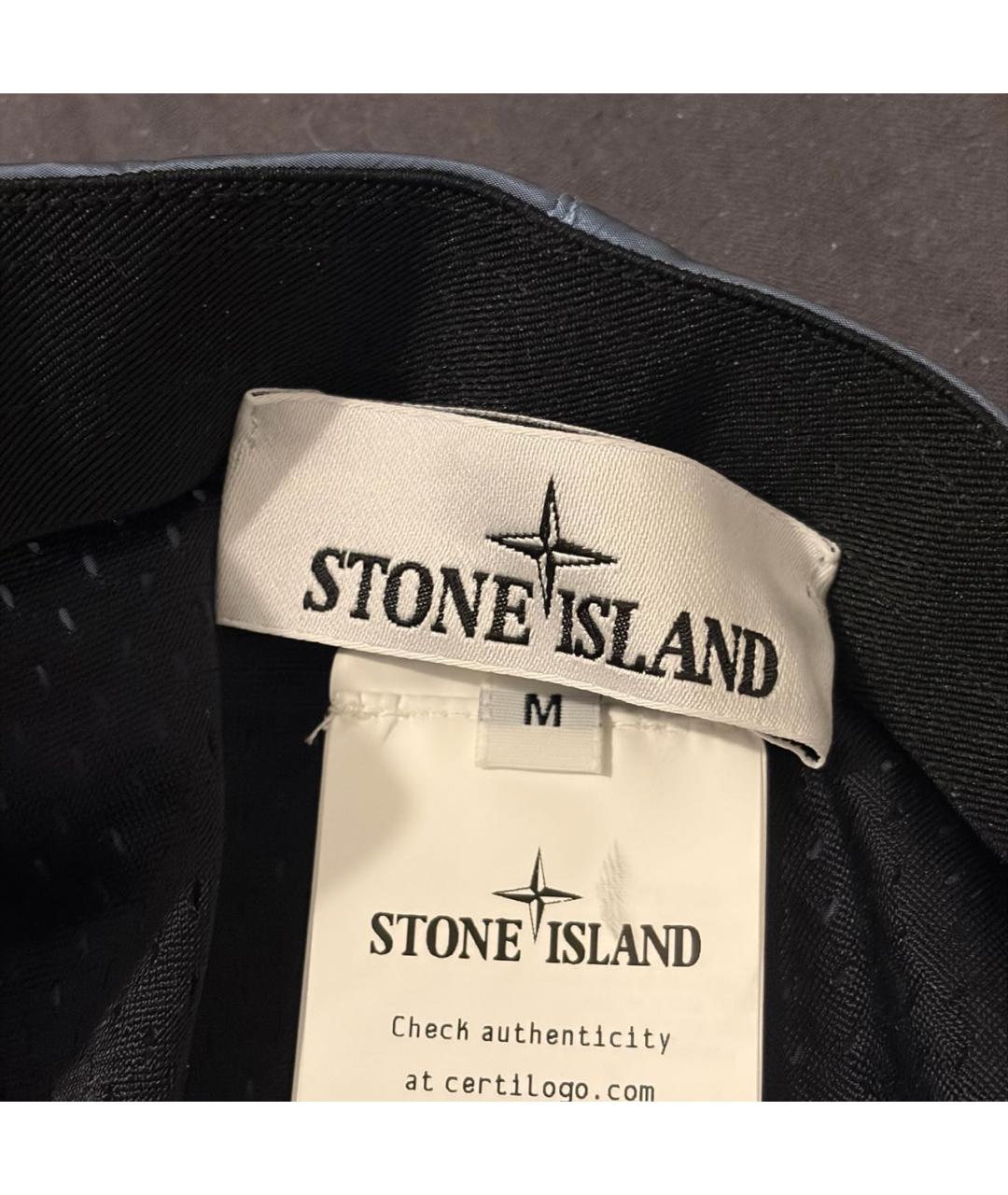 STONE ISLAND Синяя кепка/бейсболка, фото 5