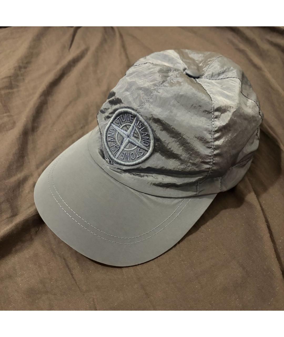 STONE ISLAND Синяя кепка/бейсболка, фото 6