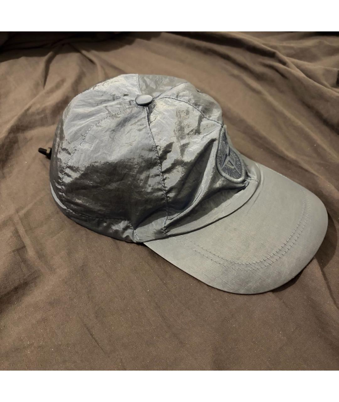 STONE ISLAND Синяя кепка/бейсболка, фото 3