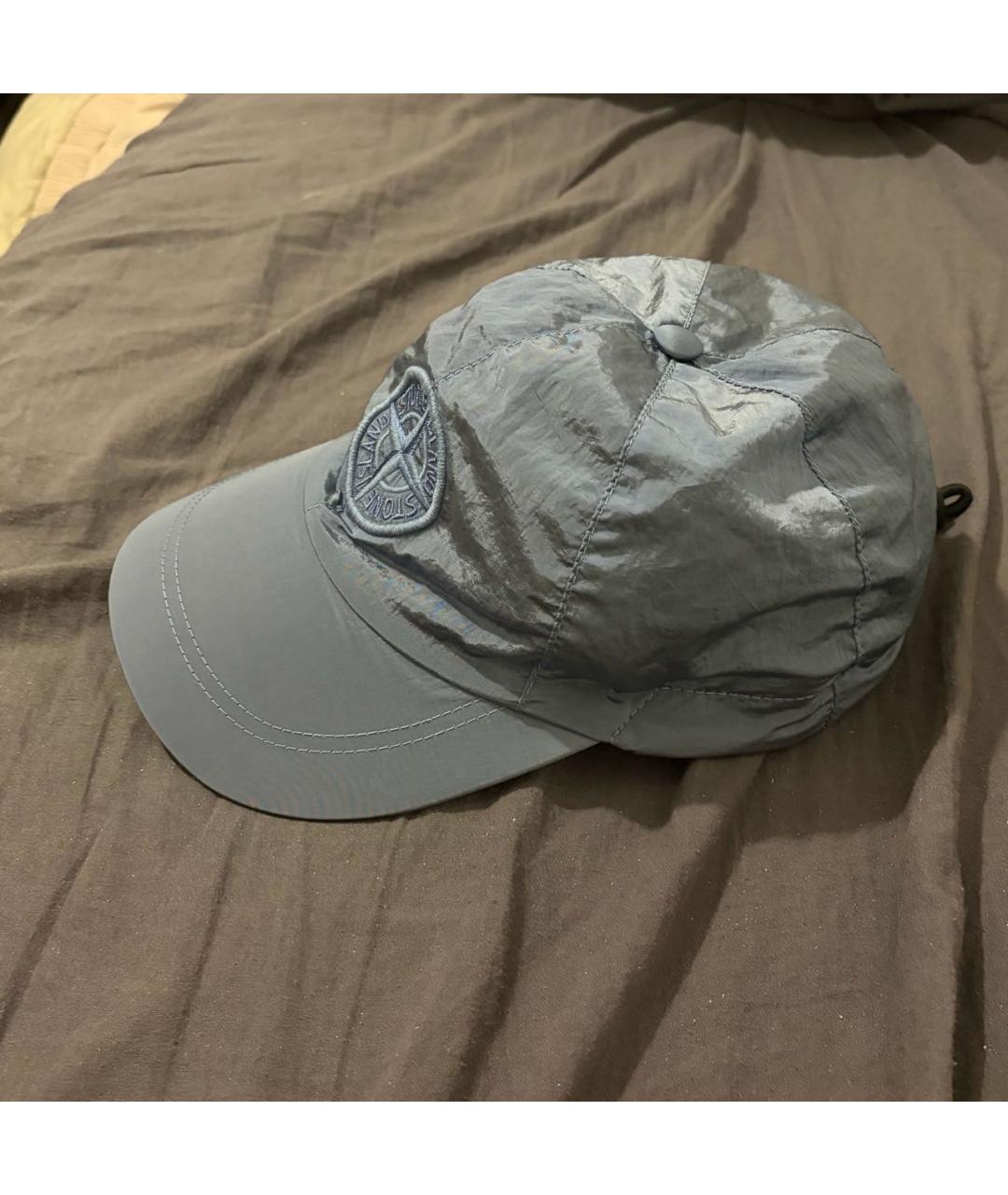 STONE ISLAND Синяя кепка/бейсболка, фото 2