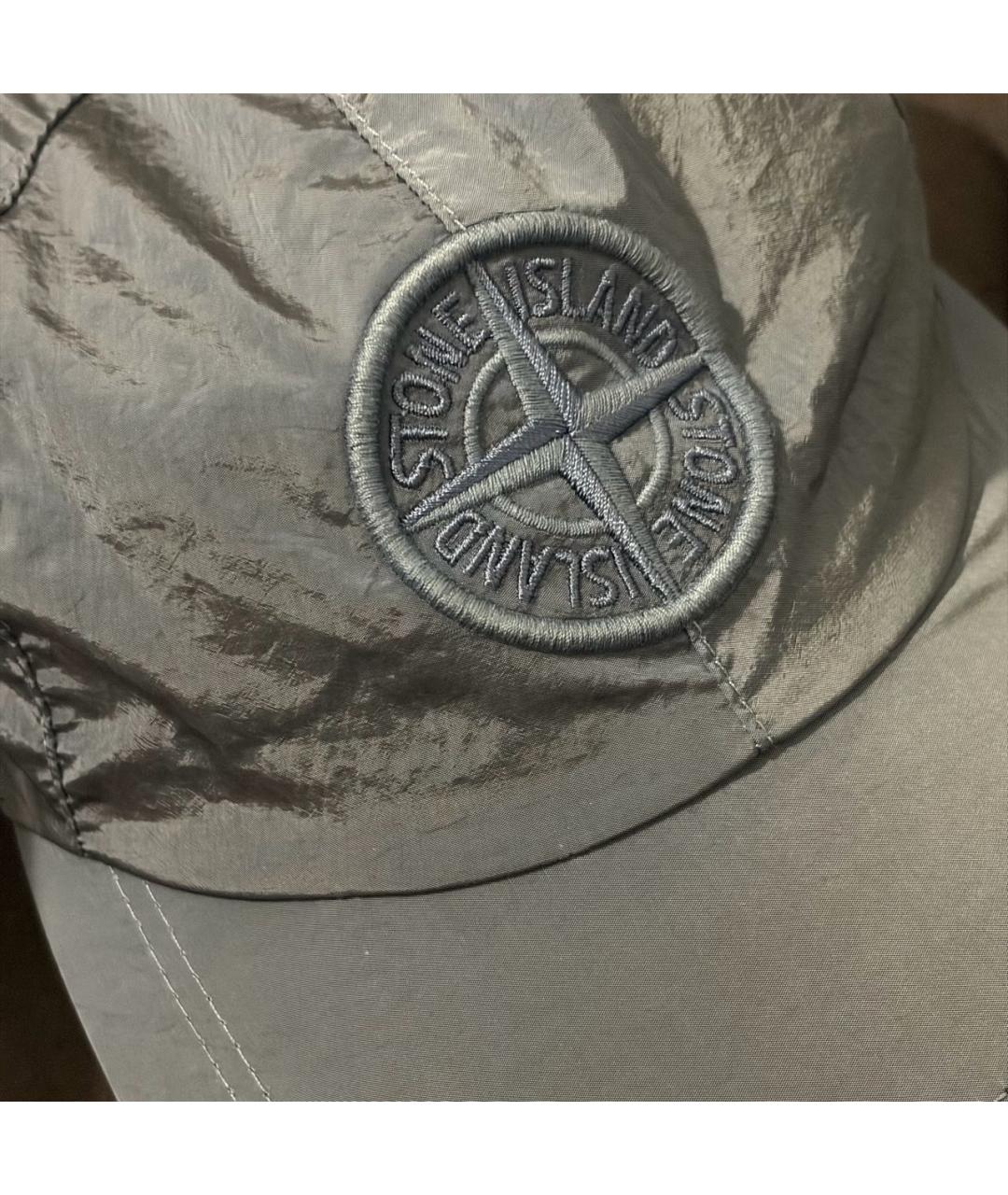 STONE ISLAND Синяя кепка/бейсболка, фото 4