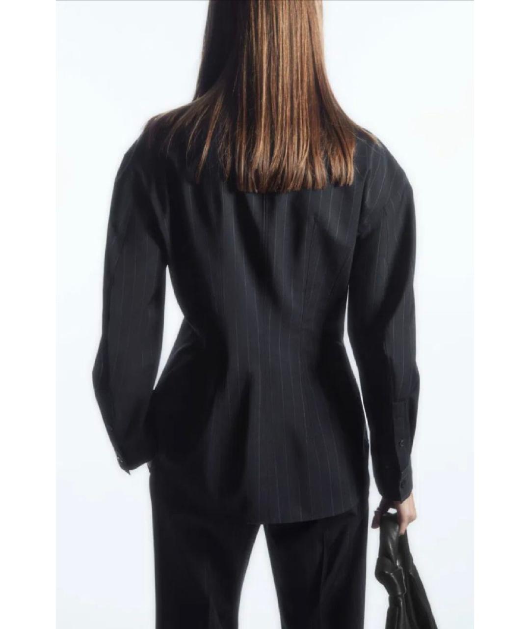 COS Синяя шерстяная рубашка, фото 3