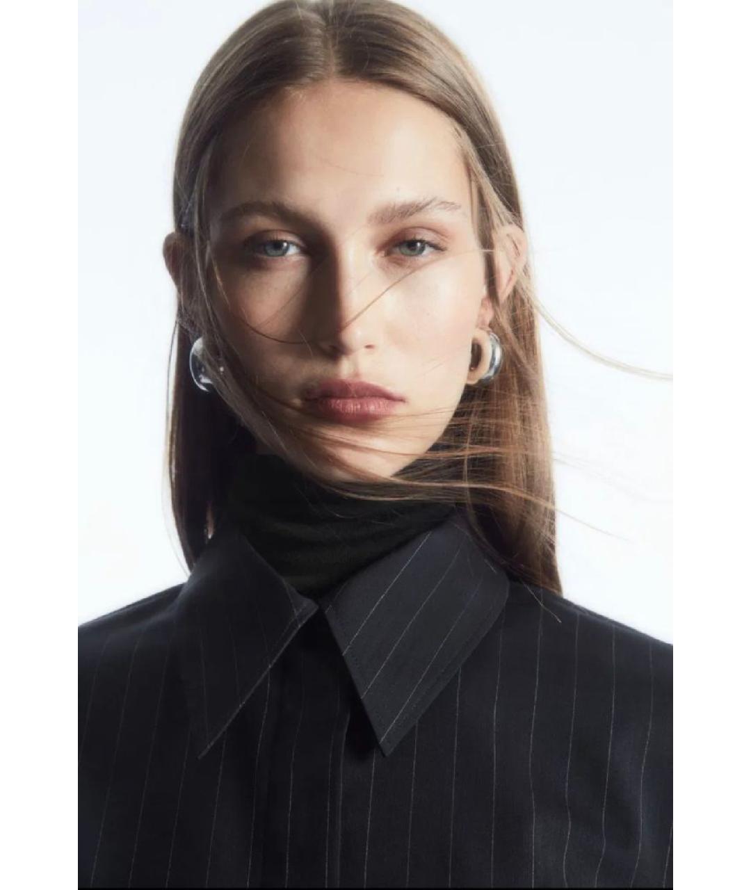 COS Синяя шерстяная рубашка, фото 5