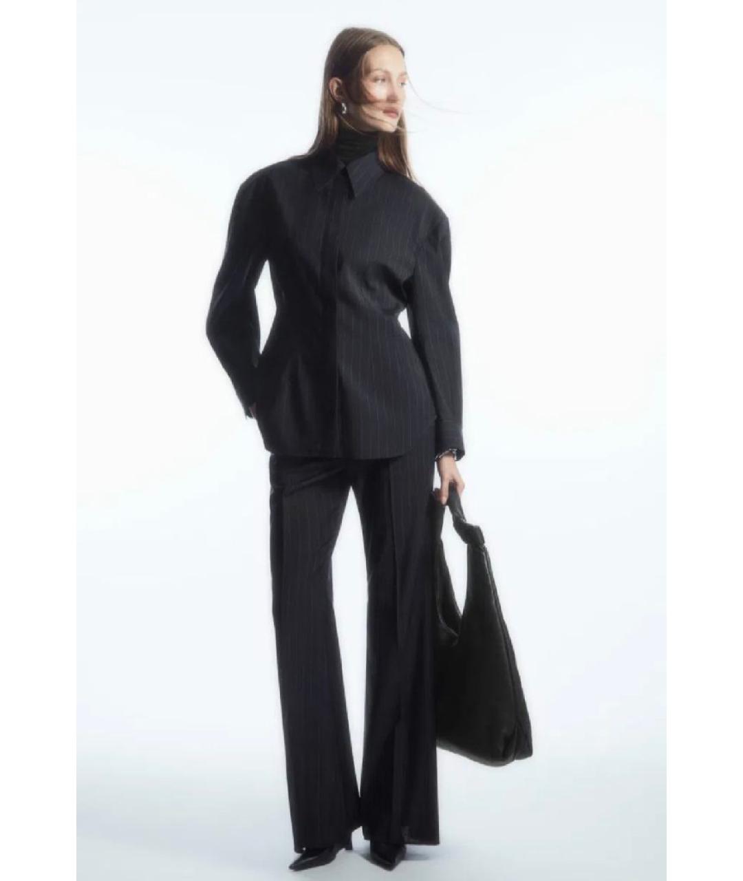 COS Синяя шерстяная рубашка, фото 6