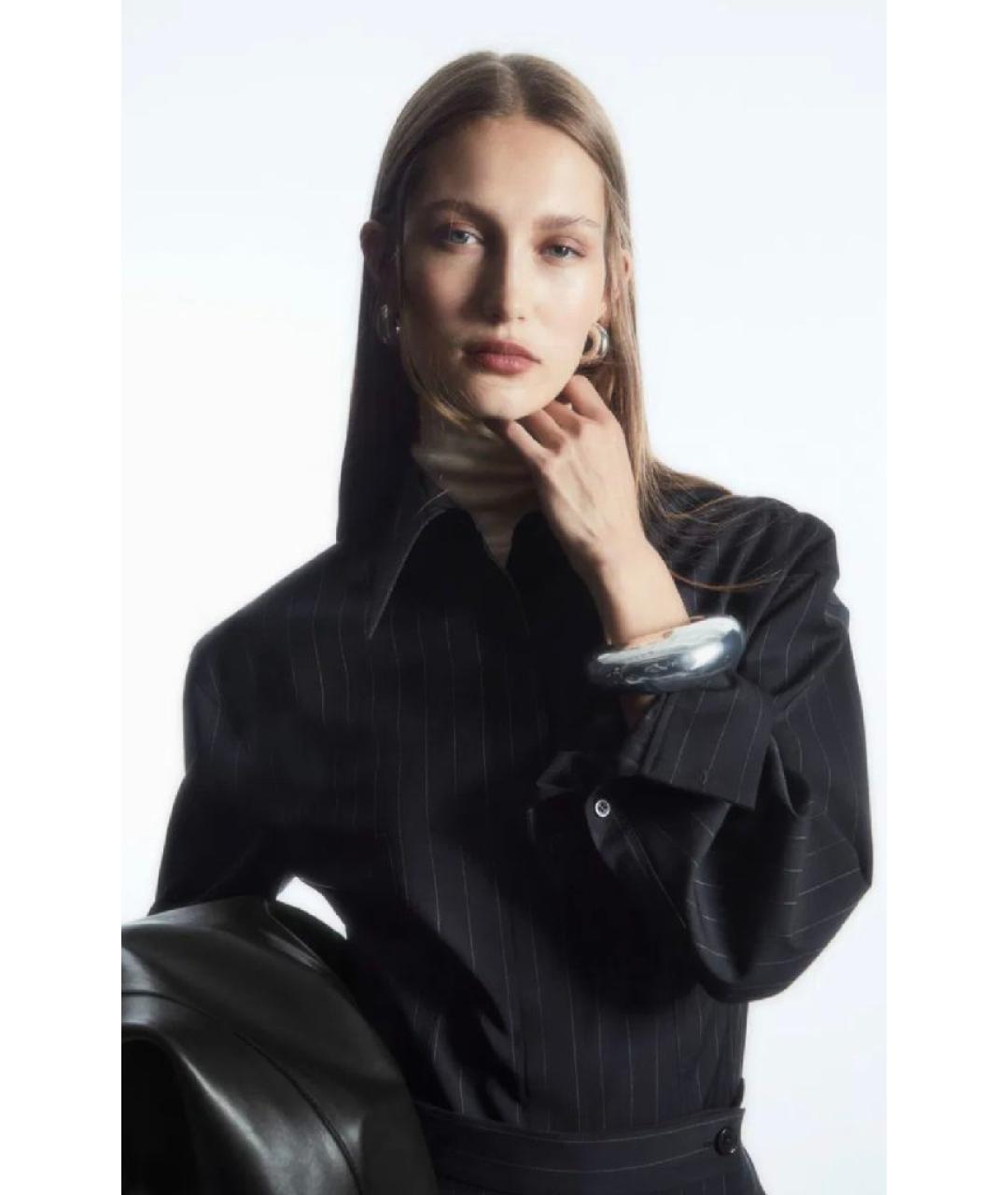 COS Синяя шерстяная рубашка, фото 2