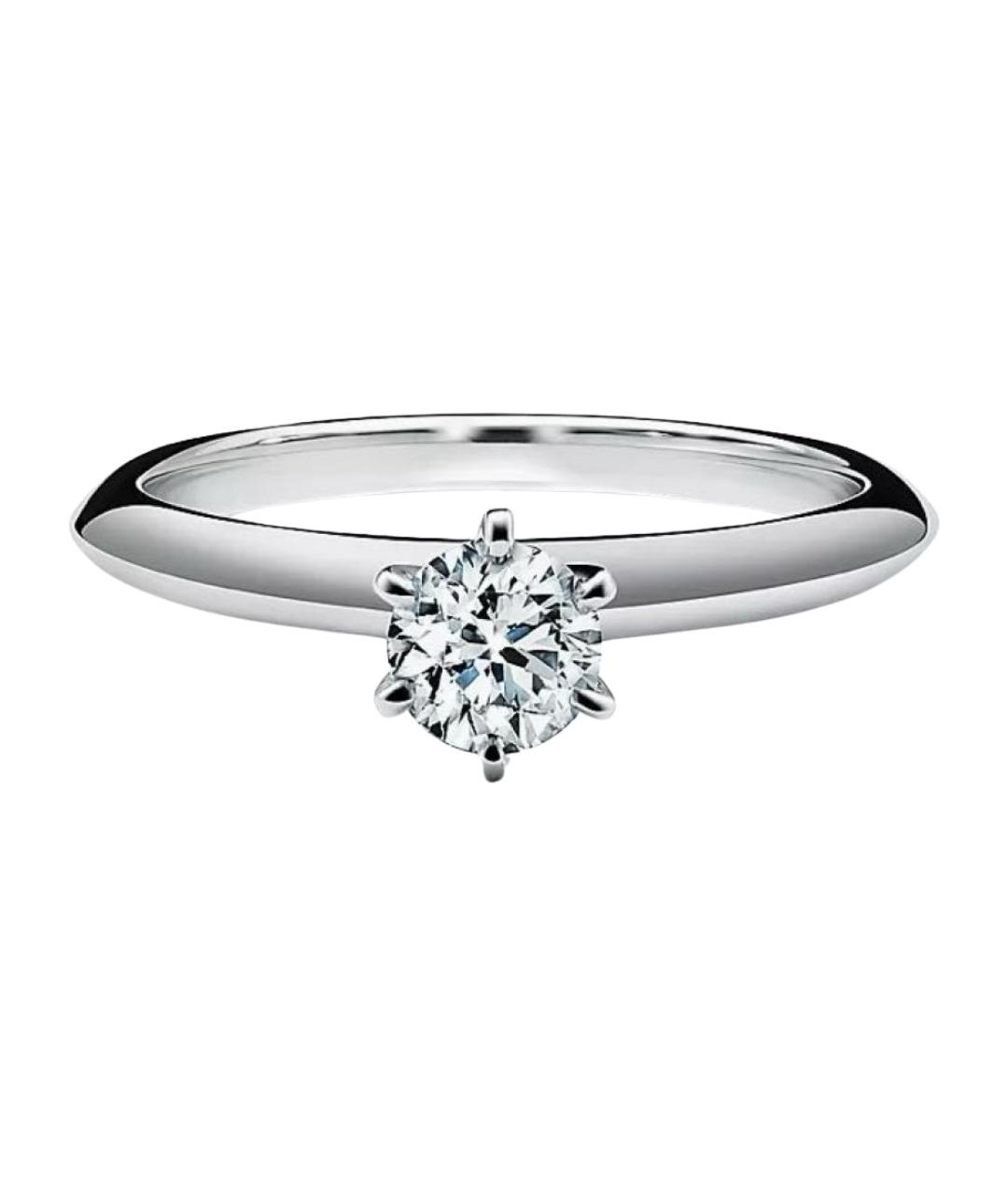 TIFFANY&CO Серебряное платиновое кольцо, фото 1