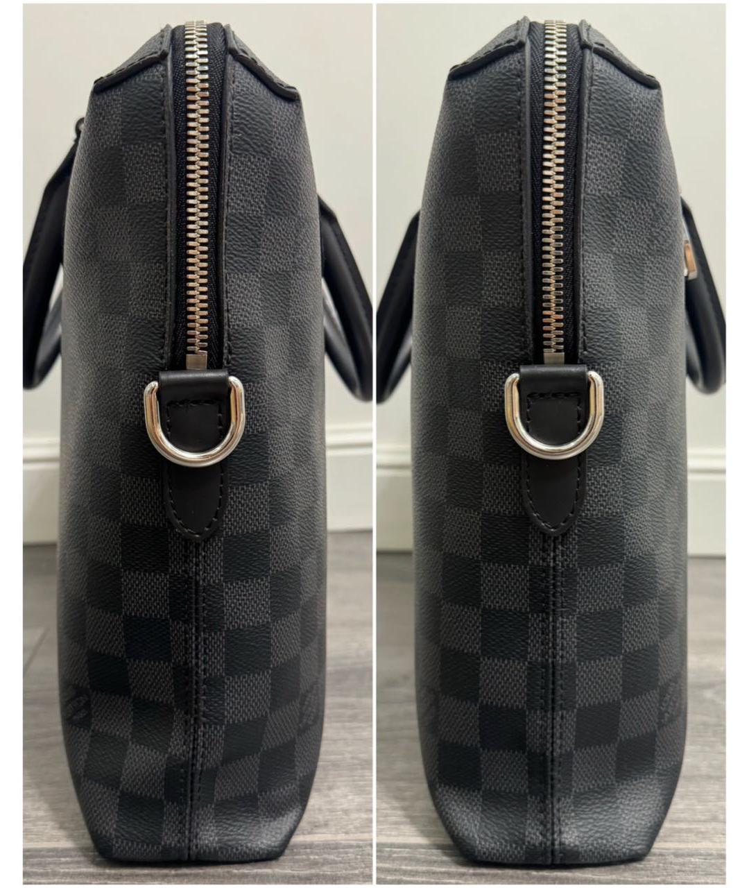 LOUIS VUITTON Черный портфель, фото 3