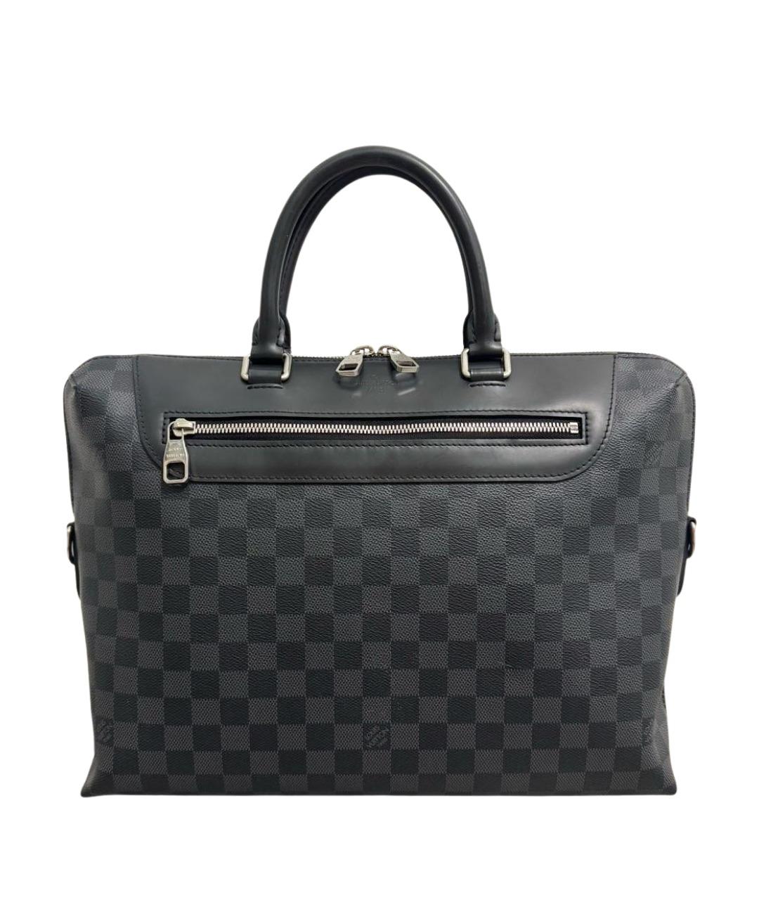 LOUIS VUITTON Черный портфель, фото 1